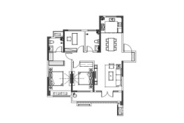 绿地樱花郡3室2厅1厨2卫建面126.00㎡