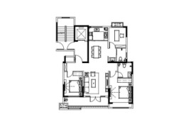 绿地樱花郡3室2厅1厨2卫建面126.00㎡