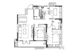 绿地樱花郡3室2厅1厨2卫建面105.00㎡