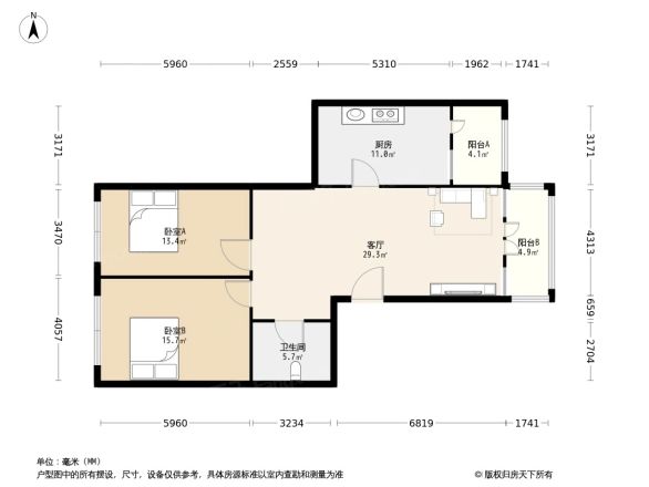 天鹅公寓户型图