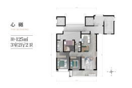 金泰·唐樾3室2厅1厨2卫建面125.00㎡