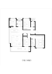 保利天珺4室2厅1厨2卫建面160.00㎡