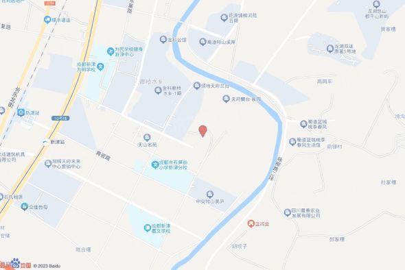 新津区花源街道杨柳社区二组、三组、六组交通图