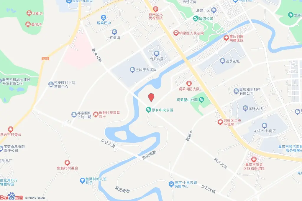 金科原乡美苑西侧铜梁城区G6-03/02地块交通图