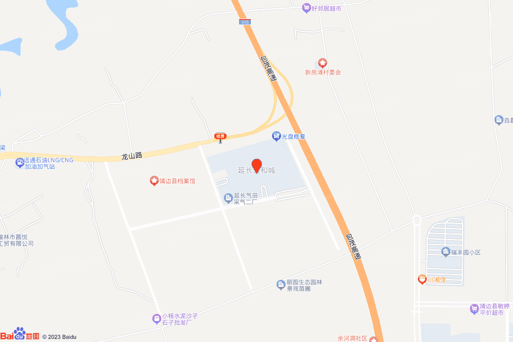 延长·天和城交通图