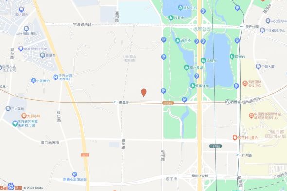 天府新区正兴街道秦皇寺村三组交通图