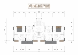 中国铁建·瀚澜湾4室2厅1厨2卫建面126.00㎡