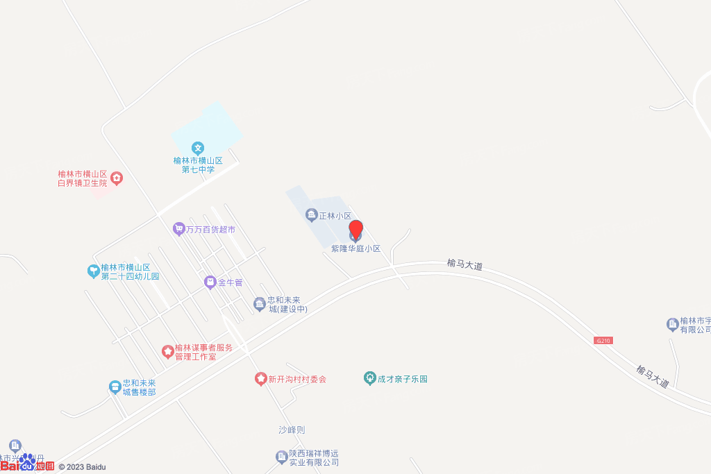 紫隆華庭交通图