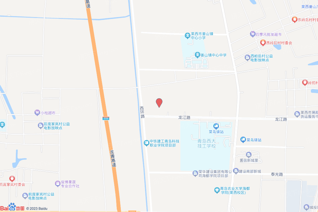 姜山镇龙江路北杭州路西JS0101-41交通图