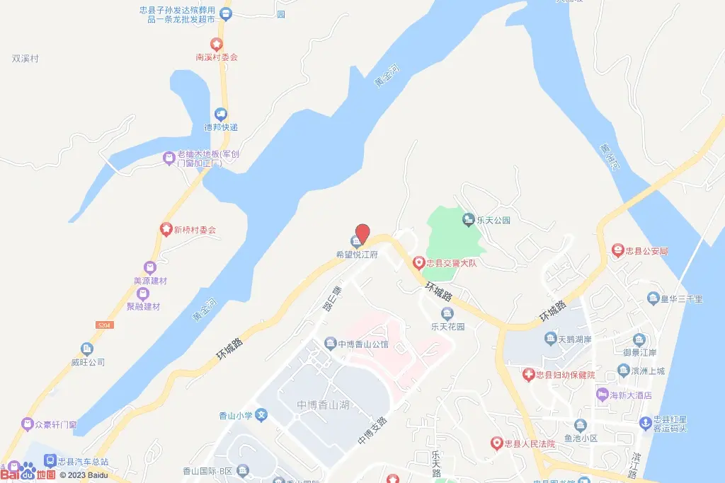 希望悦江府交通图