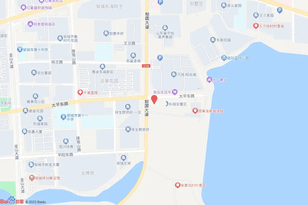 潍坊东外环路地图图片