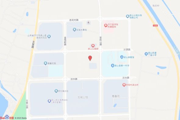 新城区浒源路路南,东邻安民山路交通图