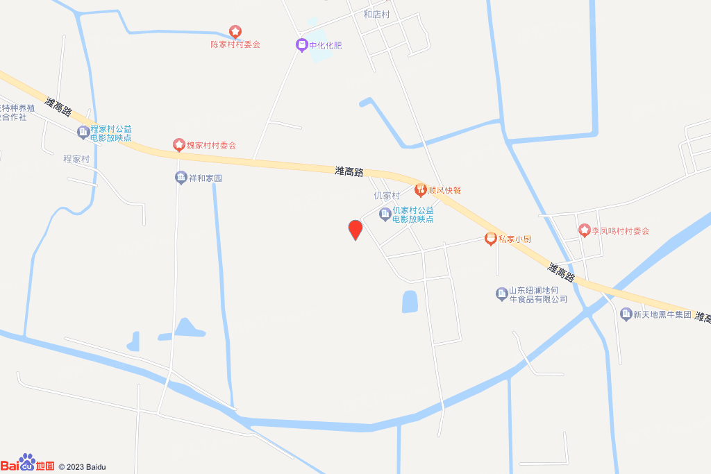黑牛小镇规划横二路以南、东干排以西11交通图