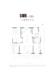 太原瑞府3室2厅1厨3卫建面200.00㎡