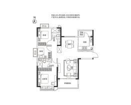 兴港·未来之光3室2厅1厨2卫建面125.00㎡