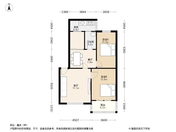 综一矿区万春小区户型图