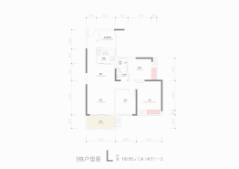 常春藤｜望京3室2厅1厨1卫建面110.95㎡