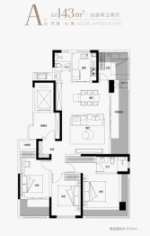 中豫·湖城印象4室2厅1厨2卫建面143.00㎡