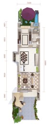 天诚 蔷薇公馆4室3厅1厨4卫建面194.00㎡