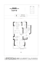 东昌甲第3室2厅1厨2卫建面131.00㎡