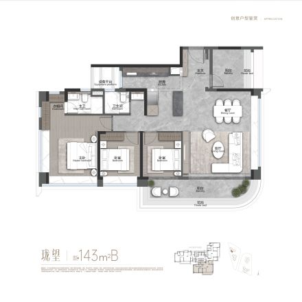 广州地铁地产·珑璟台户型图