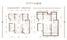 顺鑫·颐和天璟禧润4室4厅1厨3卫建面280.00㎡