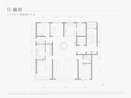 香山樾4室2厅1厨3卫建面231.00㎡