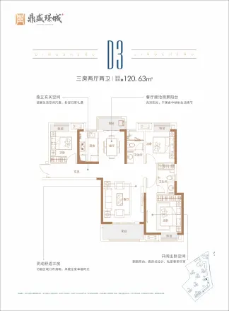 鼎盛璟城户型图