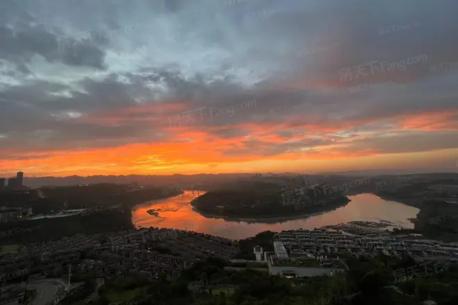 华侨城嘉陵江天·嘉禧实景图