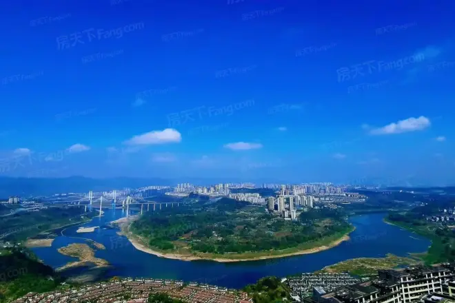 华侨城嘉陵江天·嘉禧实景图