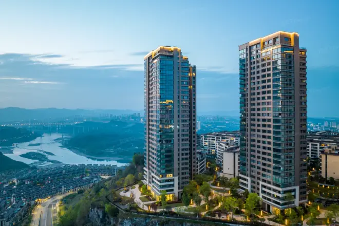 华侨城嘉陵江天·嘉禧实景图