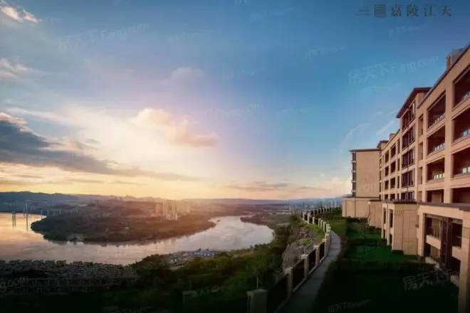 华侨城嘉陵江天·嘉禧实景图