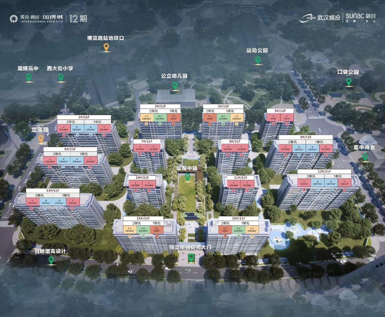 城投融创国博城图片_样板间图_位置图_装修效果图-武汉房天下