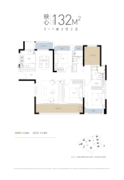 招商蛇口·璀璨学府4室2厅1厨2卫建面132.00㎡