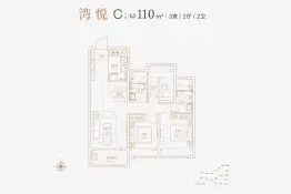 运河·京杭湾3室2厅1厨2卫建面110.00㎡