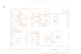 运河·京杭湾4室2厅1厨2卫建面142.00㎡