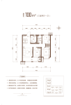 一地块100㎡户型