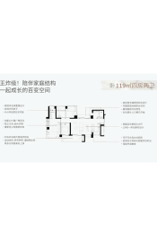 卓越九珑4室2厅1厨2卫建面119.00㎡