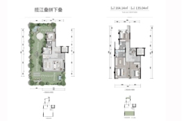 天安数码城江畔珑园三期4室3厅1厨3卫建面164.14㎡