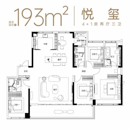 华发四季云玺户型图