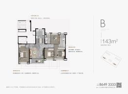 江尚紫薇4室2厅2卫建面143.0㎡
