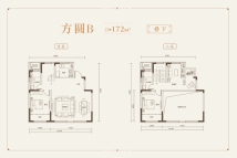 建投·滨城园章叠下172平米户型