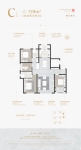 C户型建面约159㎡