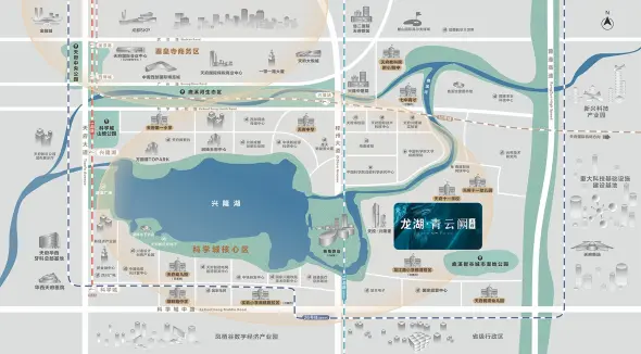 龙湖天府·青云阙交通图