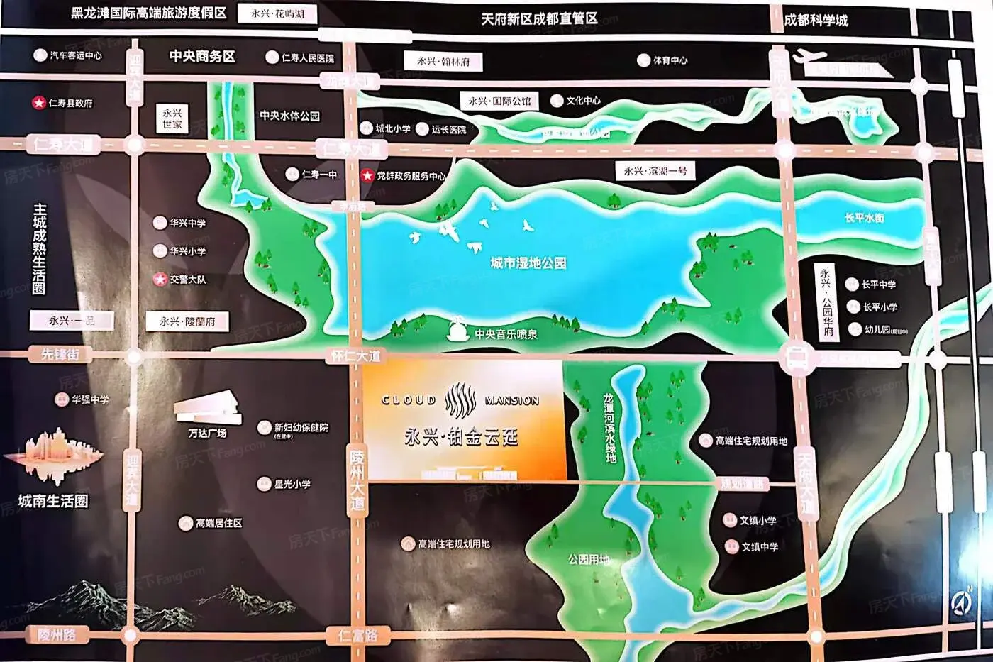 永兴·铂金云廷交通图