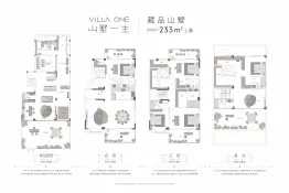 山墅一生8室5厅1厨9卫建面233.0㎡