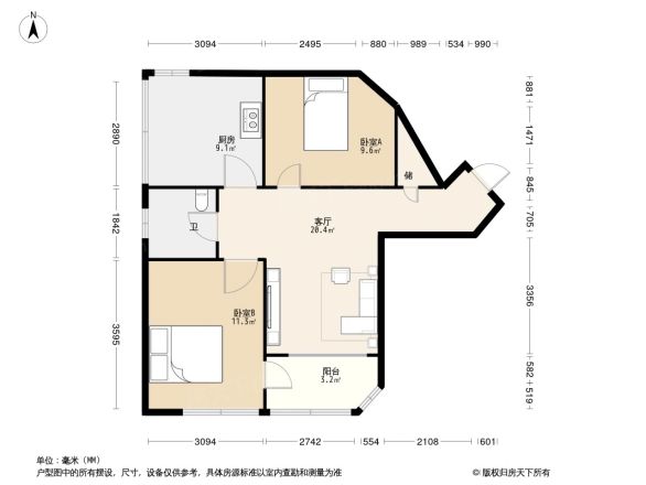 洛玻城户型图
