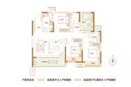 高新·和锦瞻云4室2厅1厨2卫建面120.00㎡