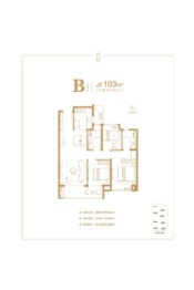 众禾嘉苑3室2厅1厨2卫建面103.00㎡