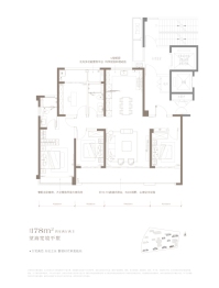 崂山·首府4室2厅1厨2卫建面178.00㎡